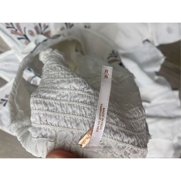 Free People La Luna Set, White Eyelet Tunic Top and Shorts, Sz Medium, MSRP $148 - Picture 11 of 12